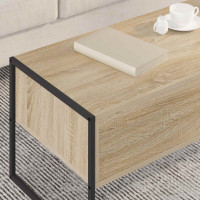 Produktbild för Kaffeebord med låda Sonoma 100 x 46 x 40 cm Konstruerat trä