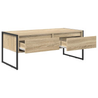 Produktbild för Kaffeebord med låda Sonoma 100 x 46 x 40 cm Konstruerat trä