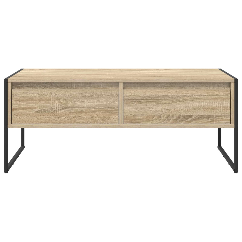 Produktbild för Kaffeebord med låda Sonoma 100 x 46 x 40 cm Konstruerat trä