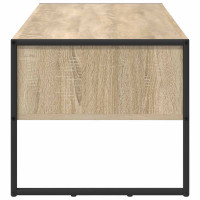 Produktbild för Kaffeebord med låda Sonoma 100 x 46 x 40 cm Konstruerat trä