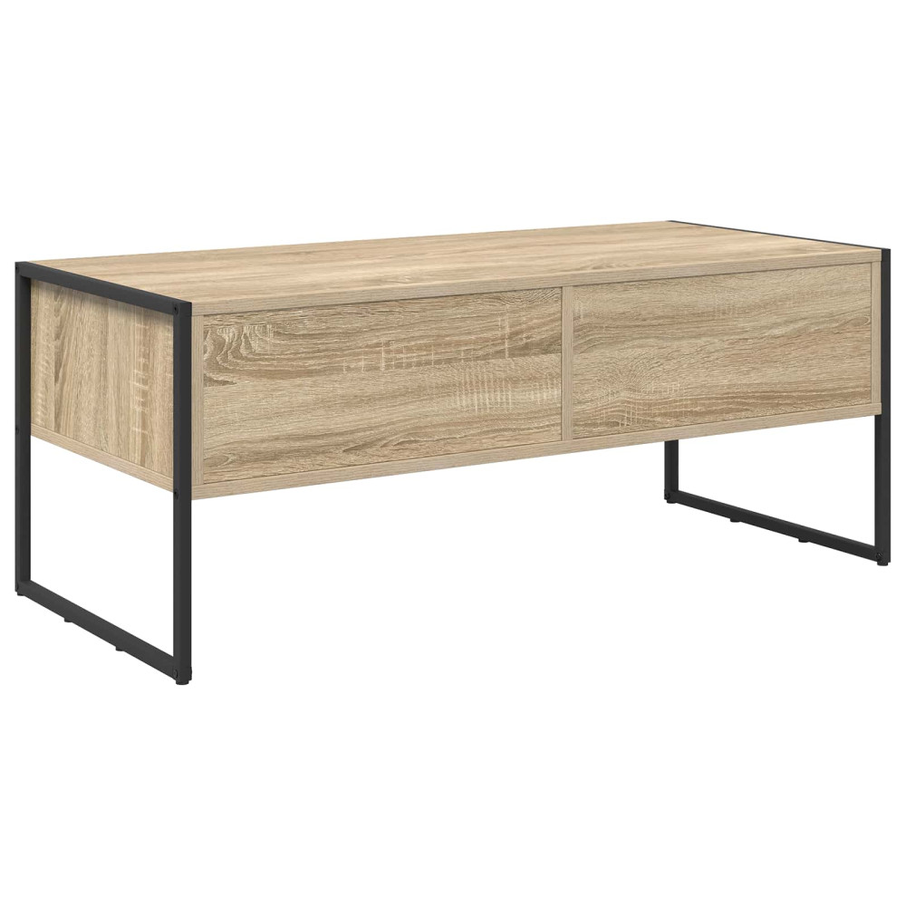 Produktbild för Kaffeebord med låda Sonoma 100 x 46 x 40 cm Konstruerat trä