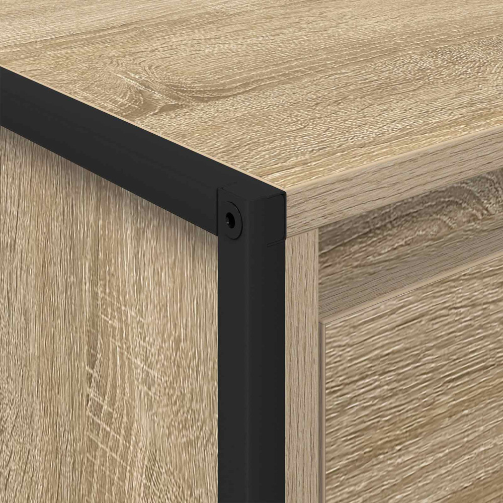 Produktbild för Kaffeebord med låda Sonoma 100 x 46 x 40 cm Konstruerat trä