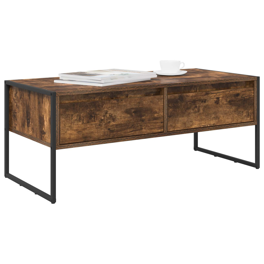 Produktbild för Kaffeebord med låda Rökek 100 x 46 x 40 cm Konstruerat trä