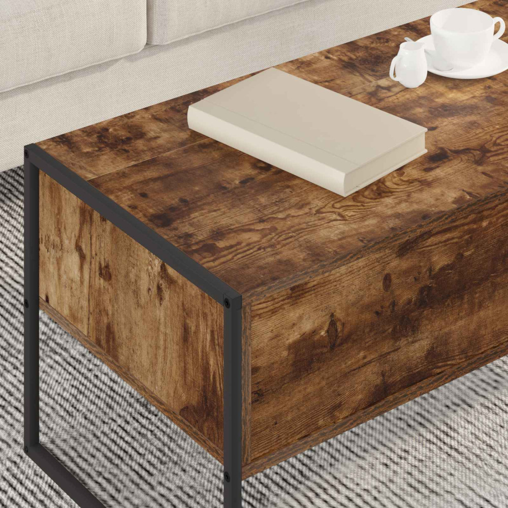 Produktbild för Kaffeebord med låda Rökek 100 x 46 x 40 cm Konstruerat trä
