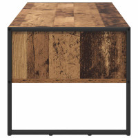 Produktbild för Kaffeebord Gammalt trä 100 x 46 x 40 cm Konstruerat trä