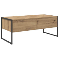 Produktbild för Kaffeebord med låda Artisan Ek 100 x 46 x 40 cm Konstruerat trä