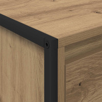 Produktbild för Kaffeebord med låda Artisan Ek 100 x 46 x 40 cm Konstruerat trä