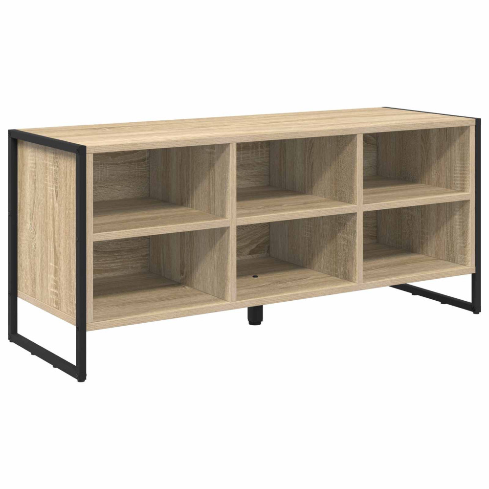 Produktbild för Skoskåp med lagring Sonoma 100 x 35 x 44 cm Konstruerat trä