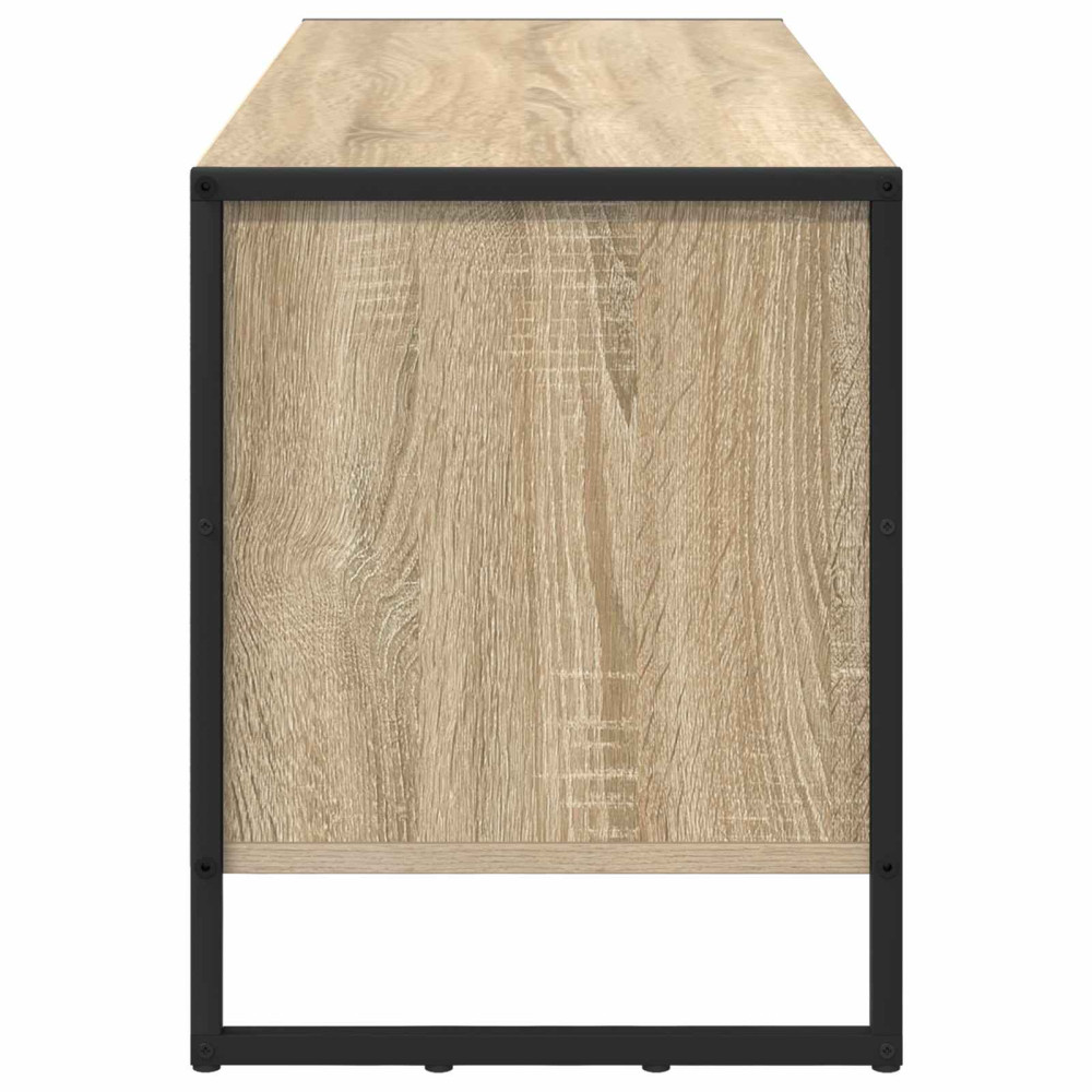 Produktbild för Skoskåp med lagring Sonoma 100 x 35 x 44 cm Konstruerat trä