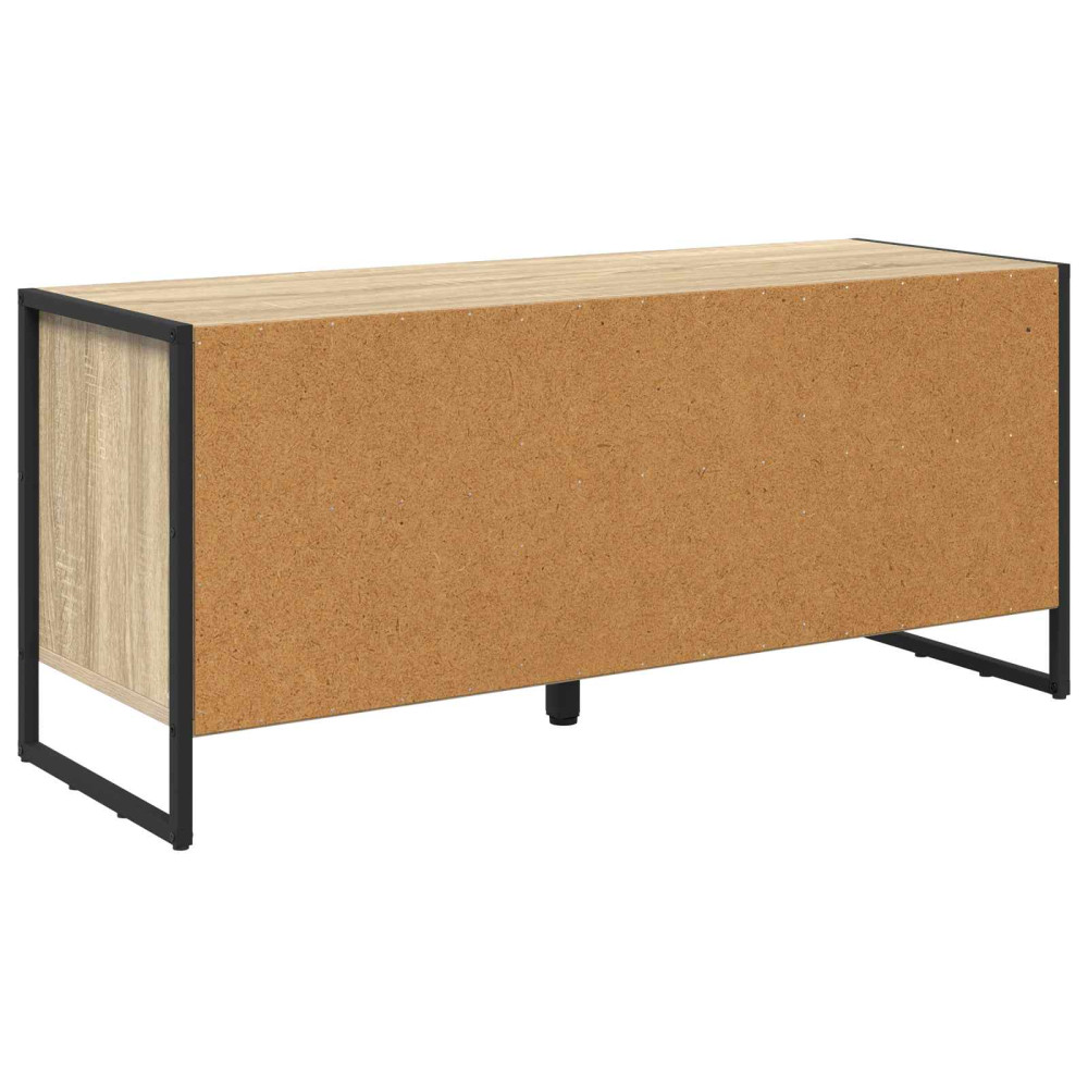 Produktbild för Skoskåp med lagring Sonoma 100 x 35 x 44 cm Konstruerat trä