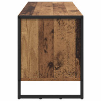 Produktbild för Skoskåp Gammalt trä 100 x 35 x 44 cm Konstruerat trä