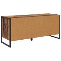 Produktbild för Skoskåp Gammalt trä 100 x 35 x 44 cm Konstruerat trä