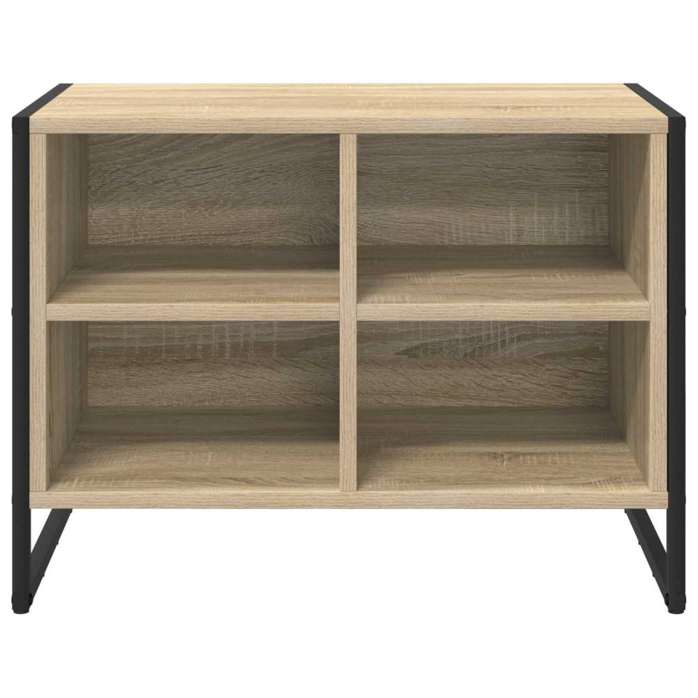 Produktbild för Skoskåp med lagring Sonoma 60 x 35 x 44 cm Konstruerat trä