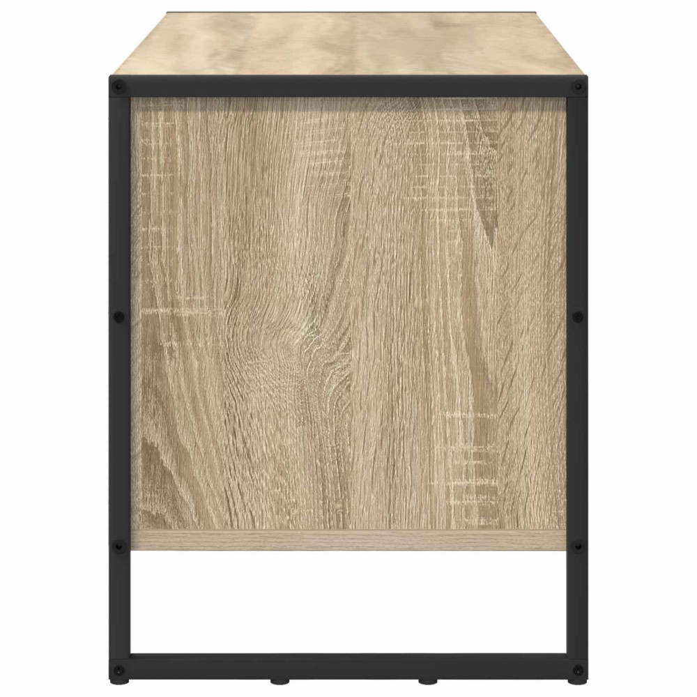 Produktbild för Skoskåp med lagring Sonoma 60 x 35 x 44 cm Konstruerat trä