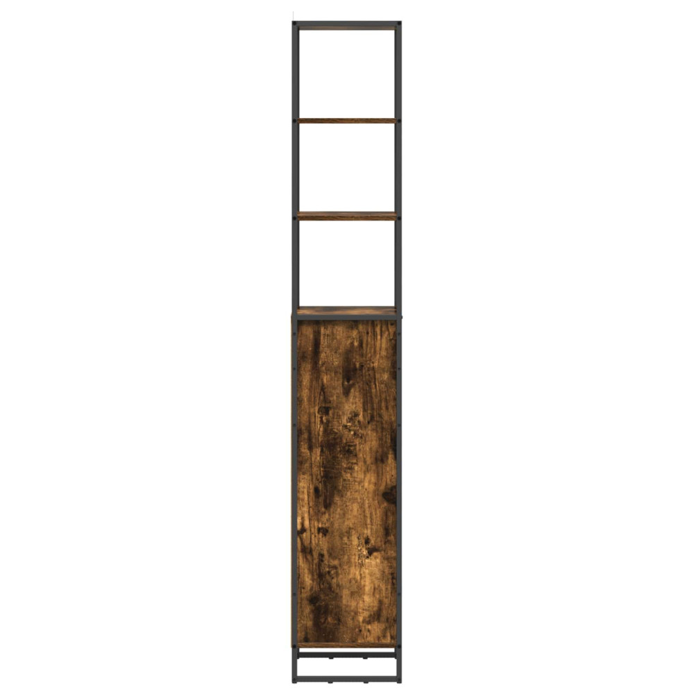 Produktbild för Badrumsskåp med låda Rökek 40 x 30 x 180 cm Konstruerat trä