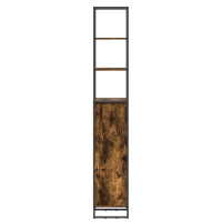 Produktbild för Badrumsskåp med låda Rökek 40 x 30 x 180 cm Konstruerat trä