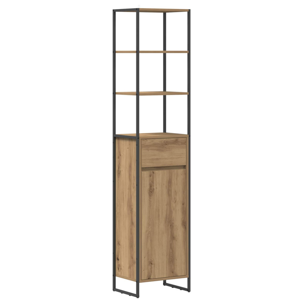 Produktbild för Badrumsskåp Artisan Ek 40 x 30 x 180 cm Konstruerat trä