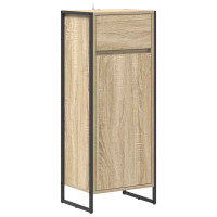 Produktbild för Badrumsskåp med låda Sonoma 40 x 30 x 100 cm Konstruerat trä