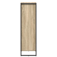 Produktbild för Badrumsskåp med låda Sonoma 40 x 30 x 100 cm Konstruerat trä
