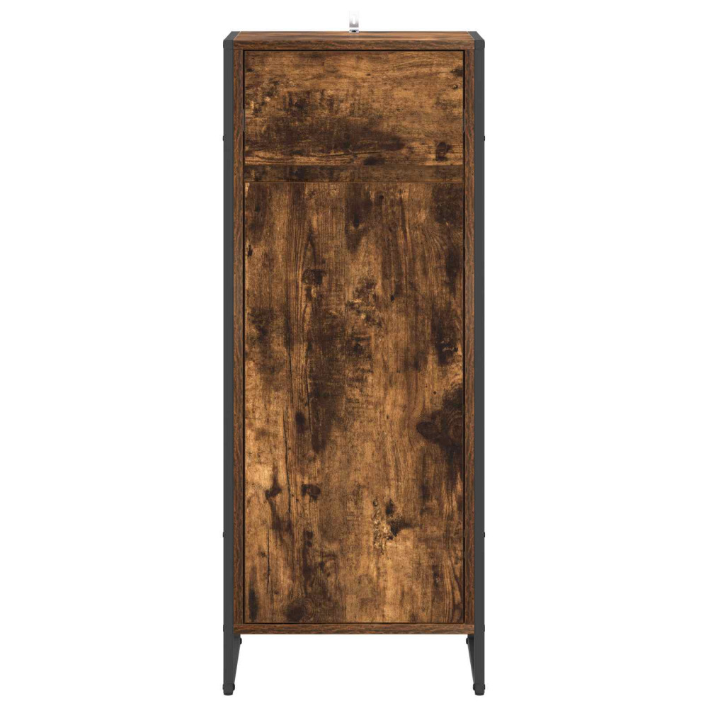 Produktbild för Badrumsskåp med låda Rökek 40 x 30 x 100 cm Konstruerat trä