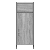 Produktbild för Badrumsskåp Grå Sonoma 40 x 30 x 100 cm Konstruerat trä