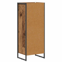 Produktbild för Badrumsskåp Gammalt trä 40 x 30 x 100 cm Konstruerat trä
