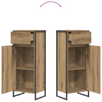 Produktbild för Badrumsskåp Artisan Ek 40 x 30 x 100 cm Konstruerat trä