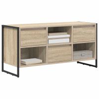 Produktbild för TV-skåp med låda Sonoma 100 x 36 x 49,5 cm Konstruerat trä