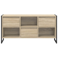 Produktbild för TV-skåp med låda Sonoma 100 x 36 x 49,5 cm Konstruerat trä