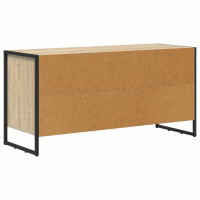 Produktbild för TV-skåp med låda Sonoma 100 x 36 x 49,5 cm Konstruerat trä