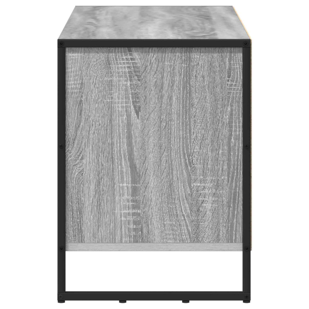 Produktbild för TV-skåp med låda Grå Sonoma 100 x 36 x 49,5 cm Konstruerat trä