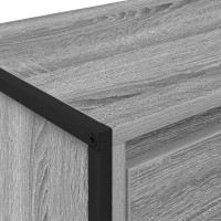 Produktbild för TV-skåp med låda Grå Sonoma 100 x 36 x 49,5 cm Konstruerat trä