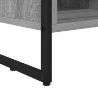 Produktbild för TV-skåp med låda Grå Sonoma 100 x 36 x 49,5 cm Konstruerat trä