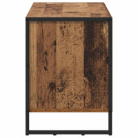 Produktbild för TV-skåp med låda Gammalt trä 100 x 36 x 49,5 cm Konstruerat trä