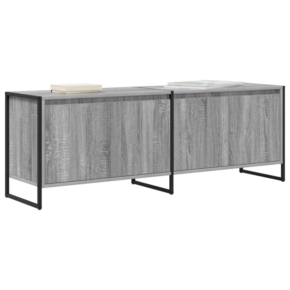 Produktbild för TV-skåp Grå Sonoma 140 x 36 x 49,5 cm Konstruerat trä