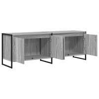 Produktbild för TV-skåp Grå Sonoma 140 x 36 x 49,5 cm Konstruerat trä