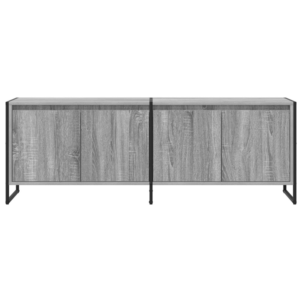 Produktbild för TV-skåp Grå Sonoma 140 x 36 x 49,5 cm Konstruerat trä