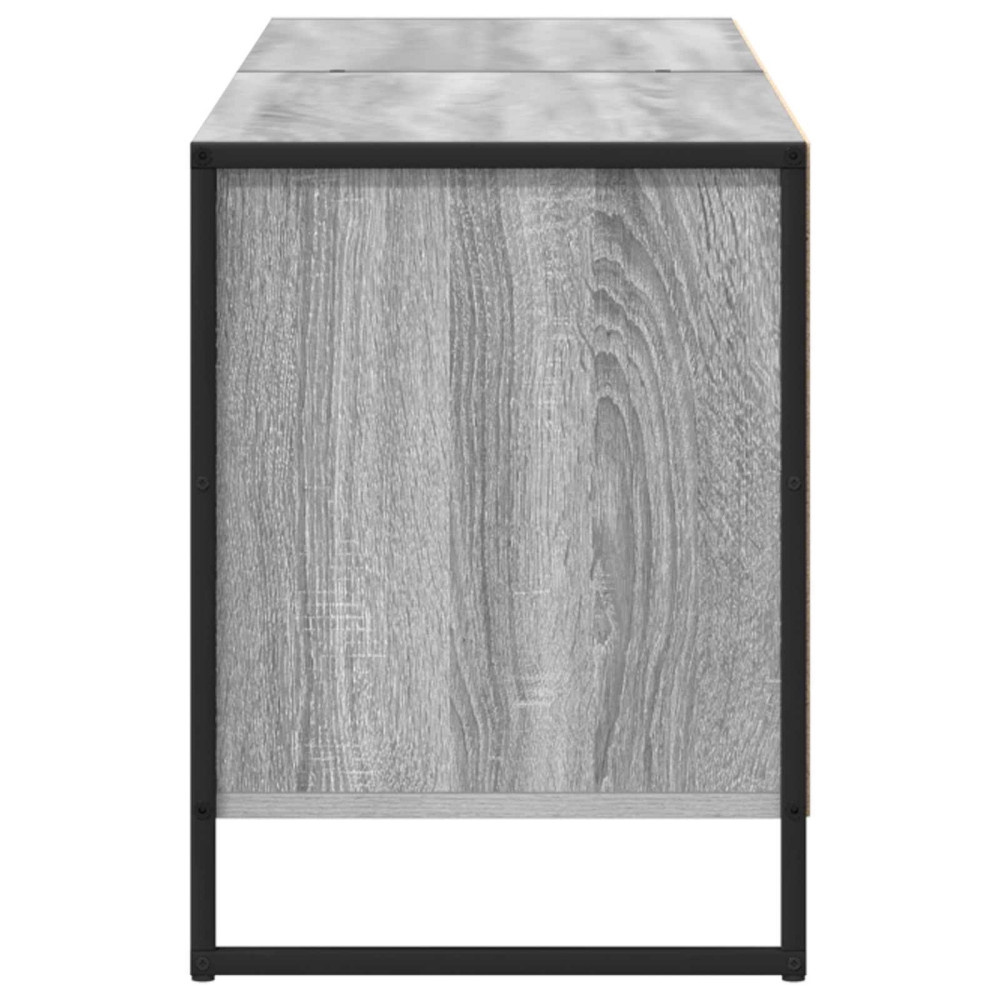 Produktbild för TV-skåp Grå Sonoma 140 x 36 x 49,5 cm Konstruerat trä