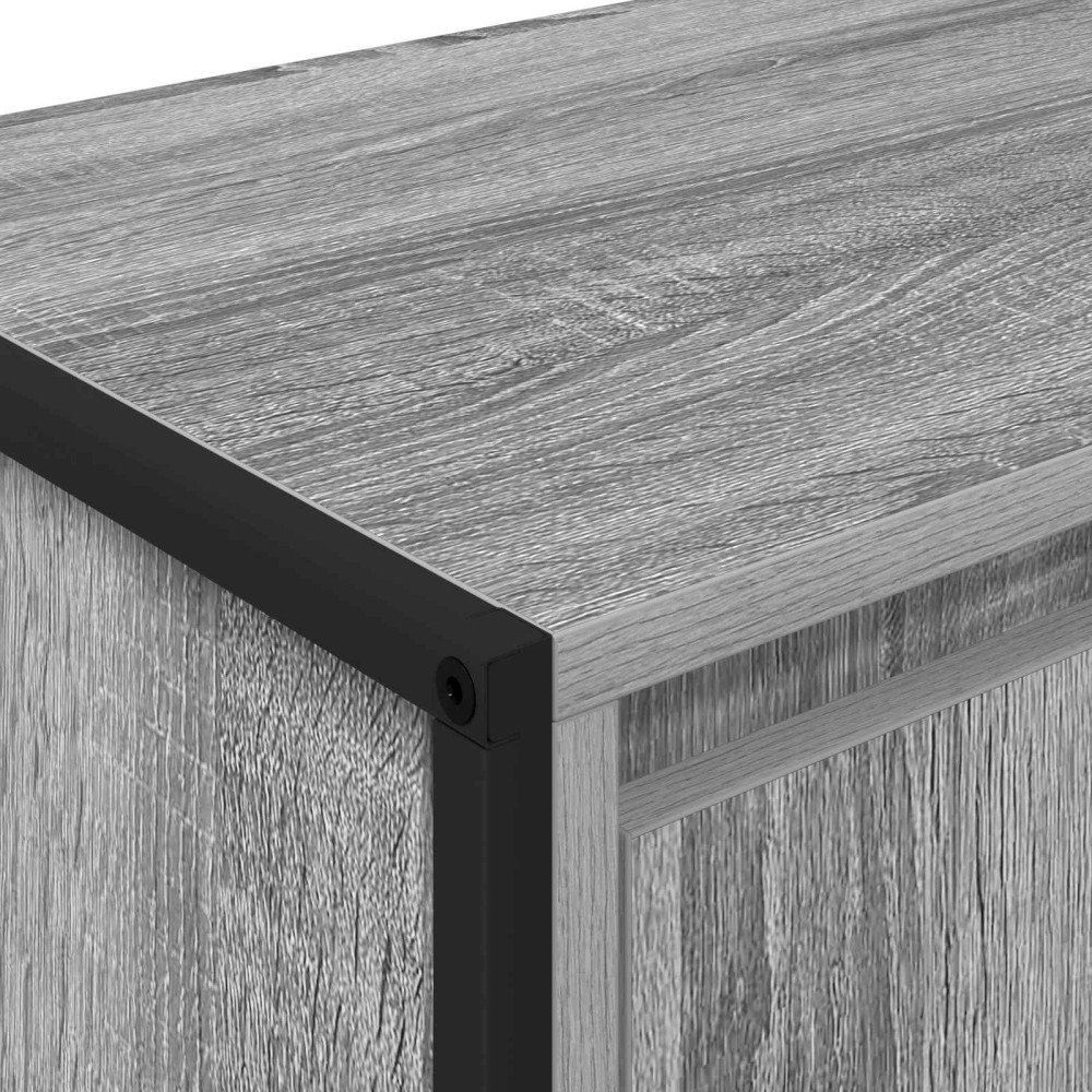 Produktbild för TV-skåp Grå Sonoma 140 x 36 x 49,5 cm Konstruerat trä