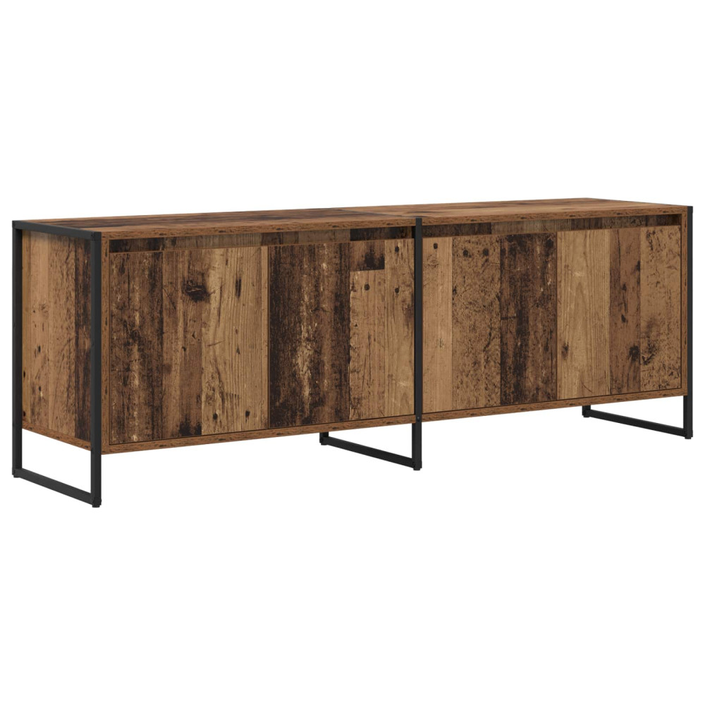 Produktbild för TV-skåp Gammalt trä 140 x 36 x 49,5 cm Konstruerat trä