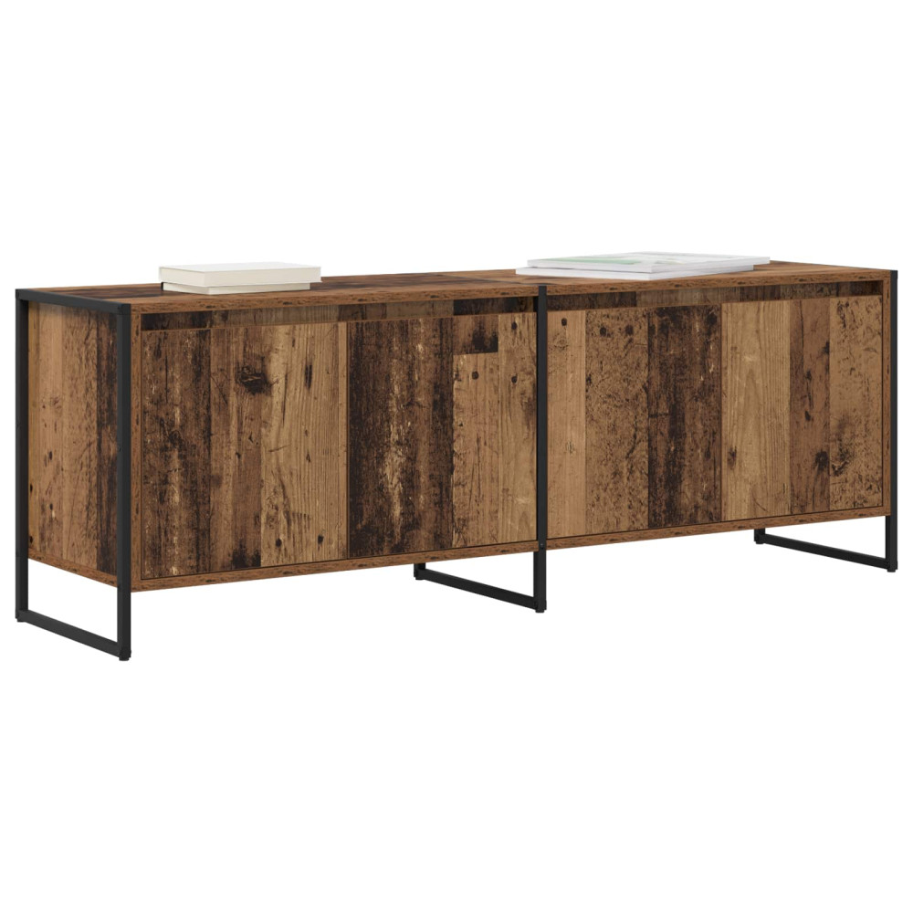 Produktbild för TV-skåp Gammalt trä 140 x 36 x 49,5 cm Konstruerat trä