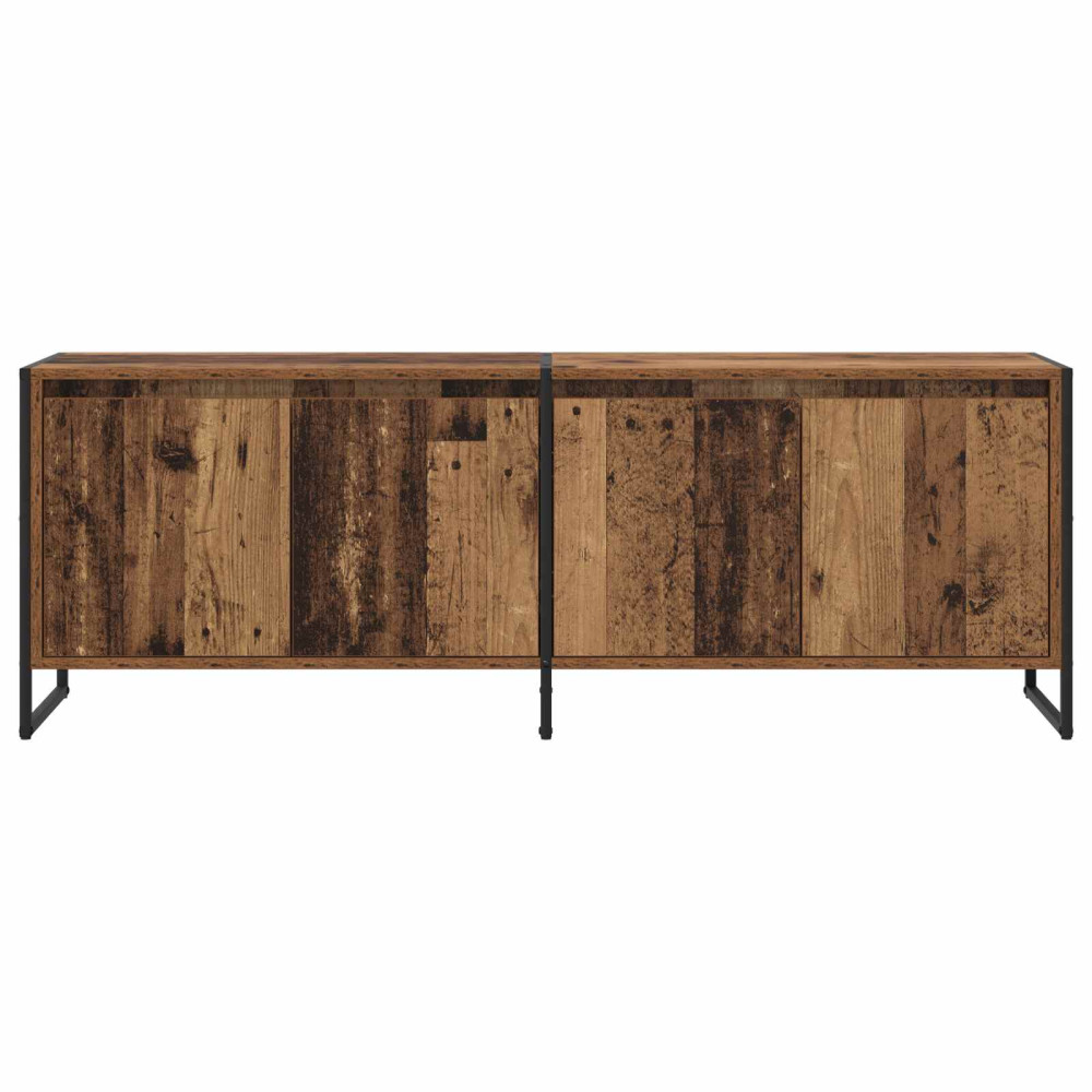 Produktbild för TV-skåp Gammalt trä 140 x 36 x 49,5 cm Konstruerat trä