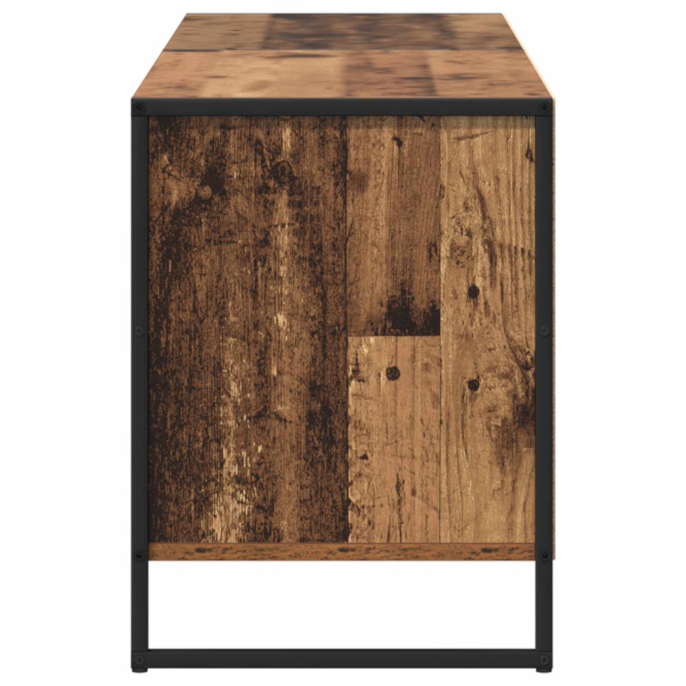 Produktbild för TV-skåp Gammalt trä 140 x 36 x 49,5 cm Konstruerat trä