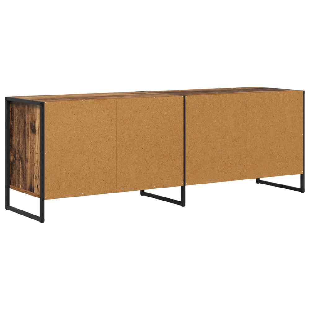Produktbild för TV-skåp Gammalt trä 140 x 36 x 49,5 cm Konstruerat trä