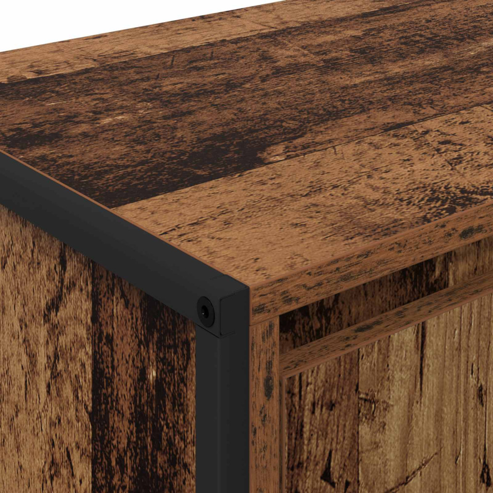 Produktbild för TV-skåp Gammalt trä 140 x 36 x 49,5 cm Konstruerat trä