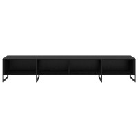 Produktbild för TV-skåp Svart Ek 170.5 x 36 x 30.5 cm Konstruerat trä