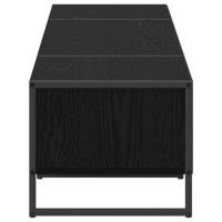 Produktbild för TV-skåp Svart Ek 170.5 x 36 x 30.5 cm Konstruerat trä