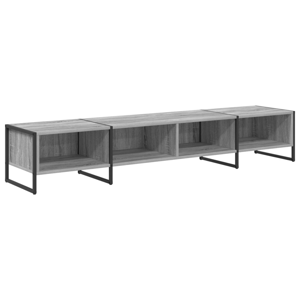 Produktbild för TV-skåp Grå Sonoma 170.5 x 36 x 30.5 cm Konstruerat trä
