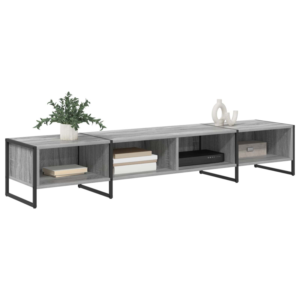 Produktbild för TV-skåp Grå Sonoma 170.5 x 36 x 30.5 cm Konstruerat trä