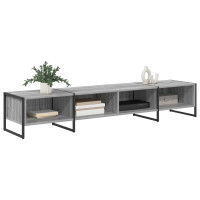 Produktbild för TV-skåp Grå Sonoma 170.5 x 36 x 30.5 cm Konstruerat trä